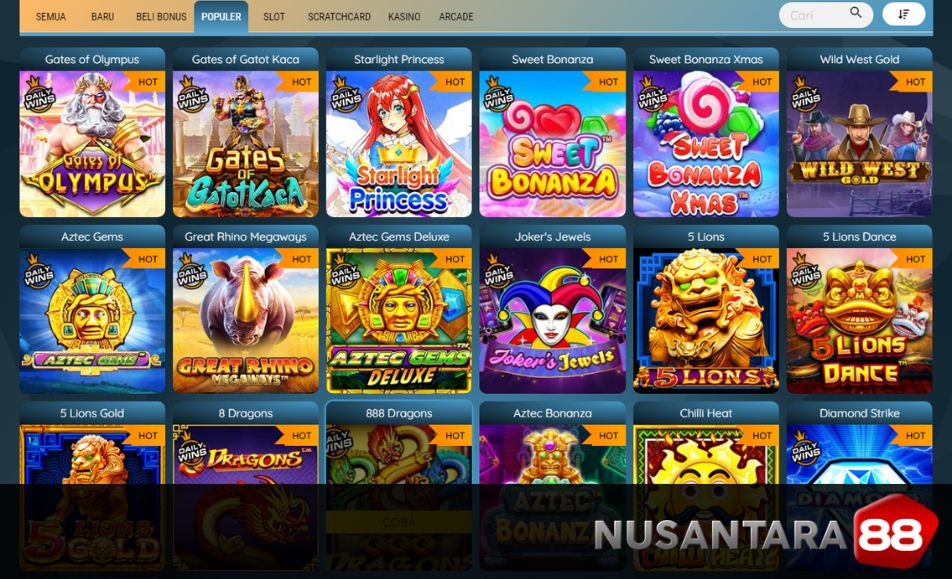 Slot Demo Pragmatic Anti Ribet Tanpa Deposit Nusantara88